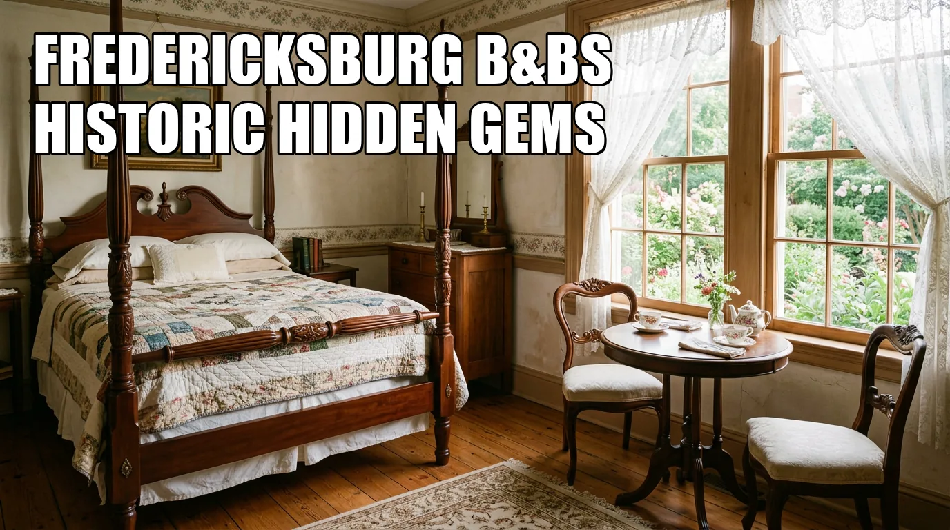 Fredericksburg B&Bs: Unearthing History's Hidden Gems