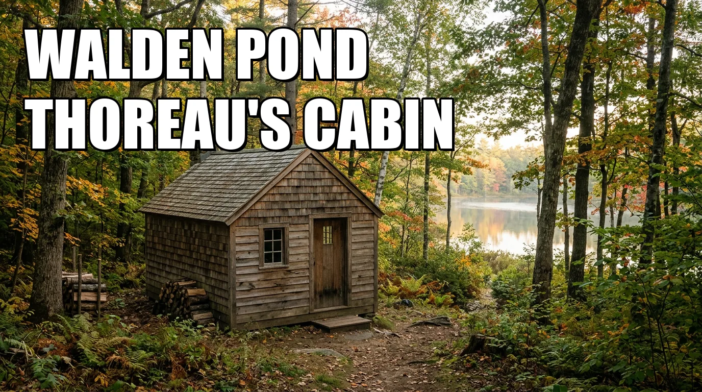 Walden Pond and Thoreau's Cabin: What You Can See in Concord Today